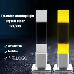 LED Tri-color Light Alarm Indicator Buzzer 12V24V CNC Machine Tool Warning Light - Picture 1 of 11