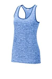 Sport-Tek Ladies Electric Heather Racerback Tank LST396 Royal L - Picture 1 of 2