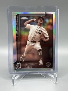 Topps Chrome Jackson Jobe Sepia Refractor #249 Detroit Tigers (RC) 2025 - Imagen 1 de 2