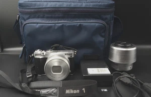 Nikon 1 J5 Nikkor 10-30mm F/3.5-5.6 VR / 30-110mm Double Lens kit Free Ship #B67 - Picture 1 of 20
