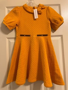 NWT Janie and Jack Style Starts Here Westside Sunflower Yellow Dress Size 8 - Picture 1 of 2