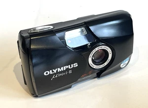 Classic / Vintage Olympus MJU II Compact Camera & Case - Uses 35mm Film - Picture 1 of 4
