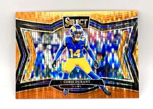 Pulsar Panini Select Cobie Durant 2024 nivel de campo naranja neón/7 #427 Rams SSP - Imagen 1 de 2