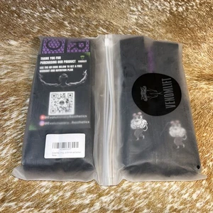 Weight Lifting Straps Wrist Support , Anti Slip Strap w Cuffs Purple Venom Lift - Picture 1 of 6