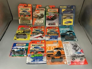 Matchbox Cars  Lot Of 12( Unopened, On Card )/ Free Shipping - Picture 1 of 4