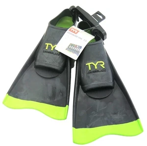 TYR Crossblade Swimming Fins 2.0 Green XS (Men 3-5 / Women 4.5-6.5) Adult Unisex - Picture 1 of 13