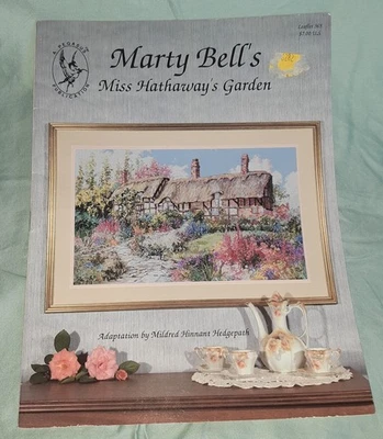 VINTAGE PEGASUS CROSS STITCH MARTY BELL'S MISS HATHAWAY'S GARDEN - Image 1 of 4