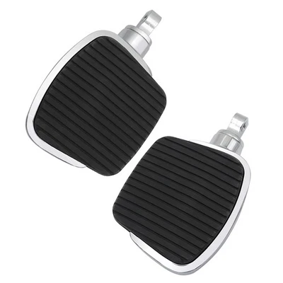 10mm Hole Highway FootPegs Pedal For Harley Touring Road Street Electra Glide - Image 1 of 4