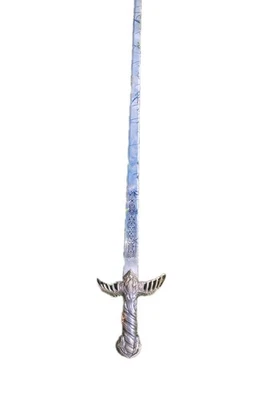 Espada estilo vintage 34" largo acero inoxidable caballeros templarios decoración vikinga Foto 1 de 4