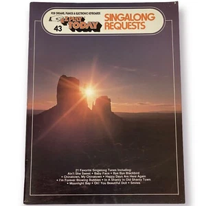 Cancionero Sing Along Requests Ez Play Today #43 - Big Note Partituras - Imagen 1 de 2