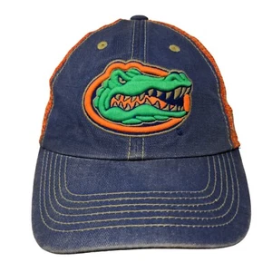 Florida Gators Snapback Mesh Back Trucker Hat Blue Orange OSFA NCAA Logo - Picture 1 of 8