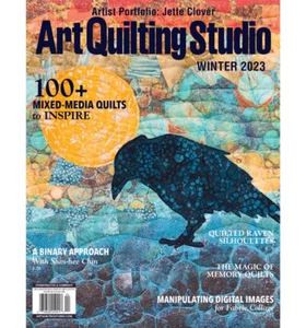 Art Quilting Studio Winter Issue 04  100+ Mixed Media Quilts Winter 2023 New - Picture 1 of 1
