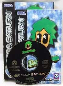 Lemmings 3D 1996 SEGA Saturn Complete Retro Video Game - PAL (G)