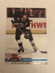 1990-91 Topps Stadium Club Wayne Gretzky Members Only 