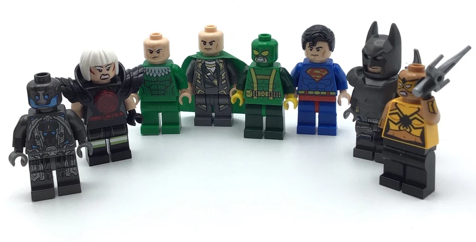 LEGO LOT OF 8 SUPER HERO MINIFIGURES BATMAN SUPERMAN ULTRON SENTRY FALCON FIGS - Image 1 of 1
