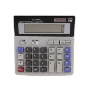Scientific Electronics Desktop Calculator Dual Power 12 Digit Large LCD Display - Picture 1 of 8