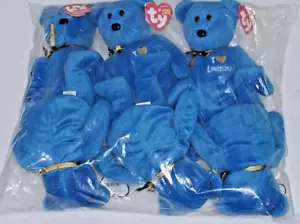 TY Beanie Babies 'I Heart Louisiana' Bear Qty 6 ct Lot SEALED Vendor/Retail Pack - Picture 1 of 7