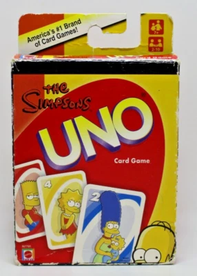 The Simpsons UNO Card Game 2008 Missing 2 Cards - Image 1 of 4
