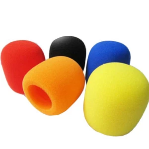 Colorida cubierta de micrófono para micrófono Shure SM58 micrófono cubierta de espuma parabrisas paquete de 5 - Imagen 1 de 2