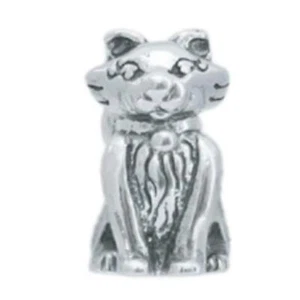 Charm SS04 CHARMANT In Argento Rodiato Significato "Gattino" - Picture 1 of 2
