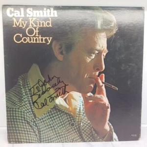 Cal Smith Autographed Lp Vinyl Vintage Country 1960s 1970s Classic - Picture 1 of 8