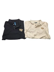 Wake Forest Men's Polo Shirt Set Size XL - Picture 1 of 7