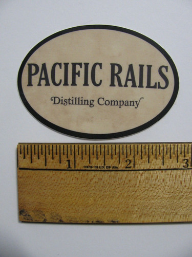 PACIFIC RAILS Distilling Company California Sticker | eBay