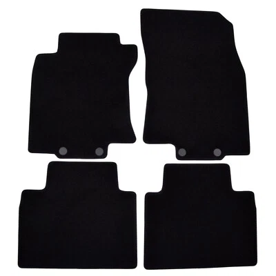 Alfombrillas negras para Nissan Rogue 2008-2014 4 piezas calidad OEM totalmente a medida Foto 1 de 4