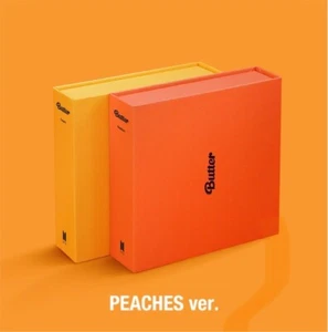 In Stock! BTS Single Album [BUTTER] PEACHES ver. K-pop Sealed NEW - Picture 1 of 8