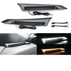 Luces de señal de giro LED de ventilación de parabrisas para Harley FLTRX Road Glide 2015-2022 - Imagen 1 de 14