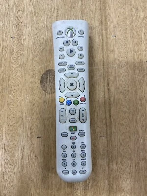 Microsoft Universal White Media Remote, Xbox 360 Video Game Remote - Image 1 of 4