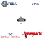 2X Japanparts Rear Drum Wheel Brake Cylinder Pair Cd 407 A For Honda Civic Vii