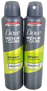 2 Pack Dove + Men Care Sport Active Fresh Antiperspirant Deodorant  8.4 FL OZ - Picture 1 of 3