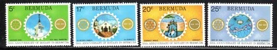 1974 Bermuda SC# 308-311 - 50th Anniv. of Rotary Intl. in Bermuda - M-H - Image 1 of 2