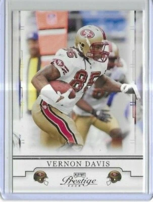 2008 Playoff Prestige #85 Vernon Davis San Francisco 49ers - Image 1 of 2