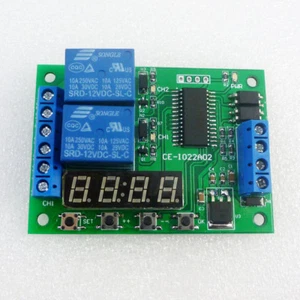 12V 2Ch Multifunktions Verzögerung Relais Timer Steuerschalter LED SPS Heimlampe Motor - Bild 1 von 9