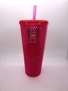Starbucks 2019 Holiday Neon Pink Studded Venti Tumbler Tasse Limited Edition - Bild 1 von 2