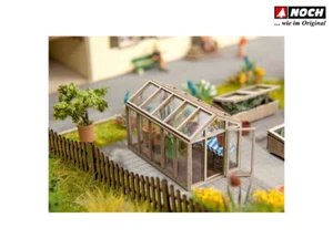NOCH 14357 Spur H0 Gewächshaus, Laser-Cut minis Bausatz, 4,2 x 2,4 x 2,6 cm - Bild 1 von 3