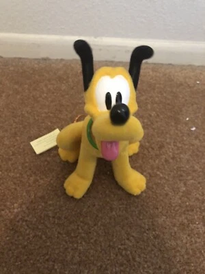 Estatueta Bobblehead PLUTO 7" exclusiva parque temático Disney resina cerâmica flocada - Imagem 1 de 4