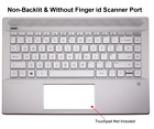 Replacement For HP Pavilion14-CE0010CA Notebook Silver Palmrest & UK Keyboard