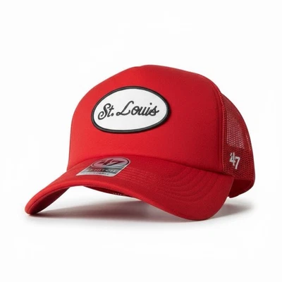 Chapéu ajustável St. Louis Cardinals 47 engate caminhoneiro SnapBack MSRP $38 - Imagem 1 de 3