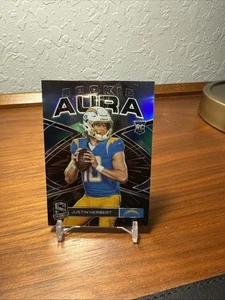 Justin Herbert - ROOKIE - 2020 Panini Spectra - Rookie Aura - 58/75 Hyper - Picture 1 of 2
