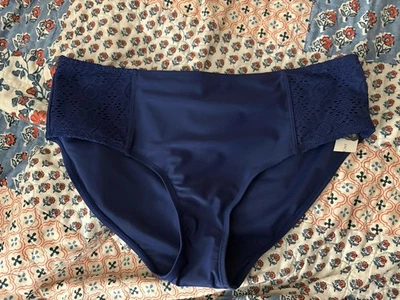 Missy 14 Jaclyn Smith Crochet Sides Bikini Swim Bottoms~ - Image 1 of 4