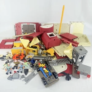 Fisher Price Imaginext Rescue Center Set 2002 Fire Station Figures Parts Pieces - Picture 1 of 13