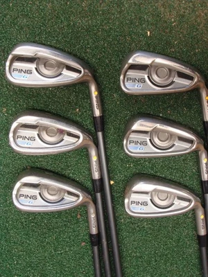 Juego de plancha de punto amarillo serie Ping G 6-PW,UW grafito ACCRA 50i Reg flex SST PURED Foto 1 de 4
