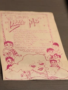 Tarjeta publicitaria vintage Pleasantville Music Theatre Neil Simon - Little Me - Imagen 1 de 10