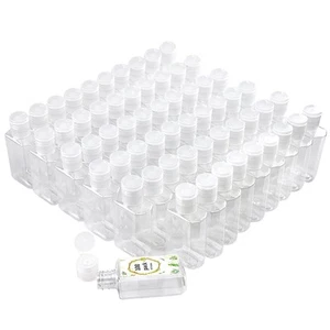 2oz Empty Hand Sanitizer Travel Size Bottles, Refillable Clear Plastic Contai... - Picture 1 of 7