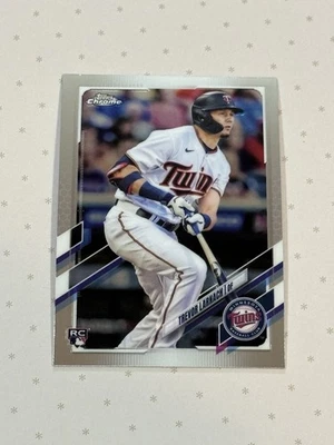 2021 Topps Chrome Update Trevor Larnach Rookie #USC69 Minnesota Twins RC (W) - Image 1 of 2