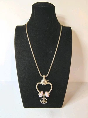 Collar de cordón Brighton tono plata F  Foto 1 de 4