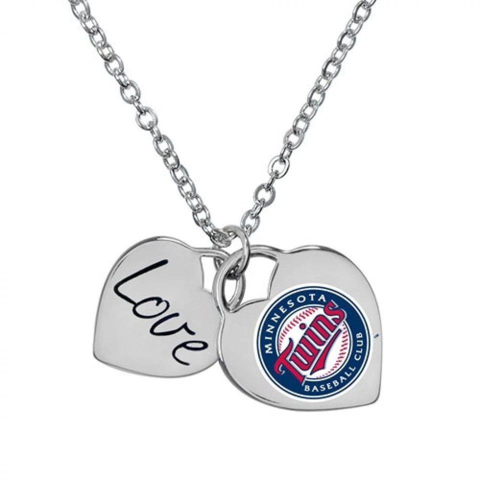 Game Time Minnesota Twins Officially Licensed Heart Necklace 101613 - Image 1 of 1